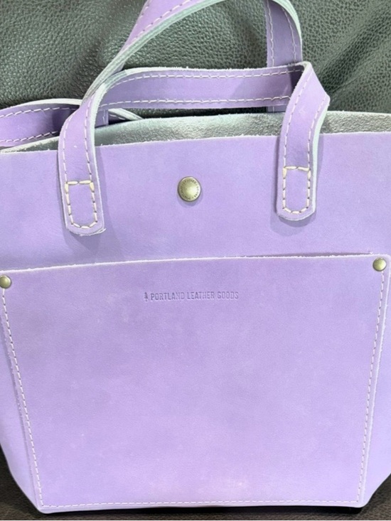 Portland Leather Handbags - Portland Leather Chalk Mini Crossbody Snap Tote (Unicorn color)